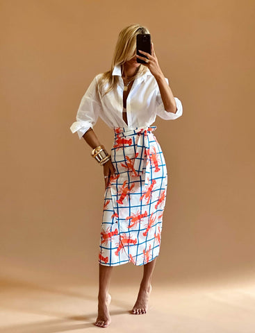 Lobster wrap skirt