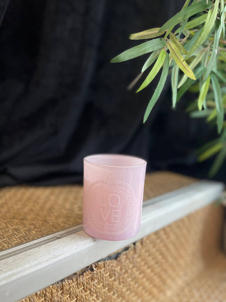 Candle - "Word" Collection: Happy - Mustard