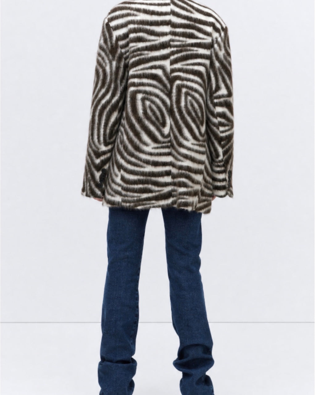 Swirl blazer back