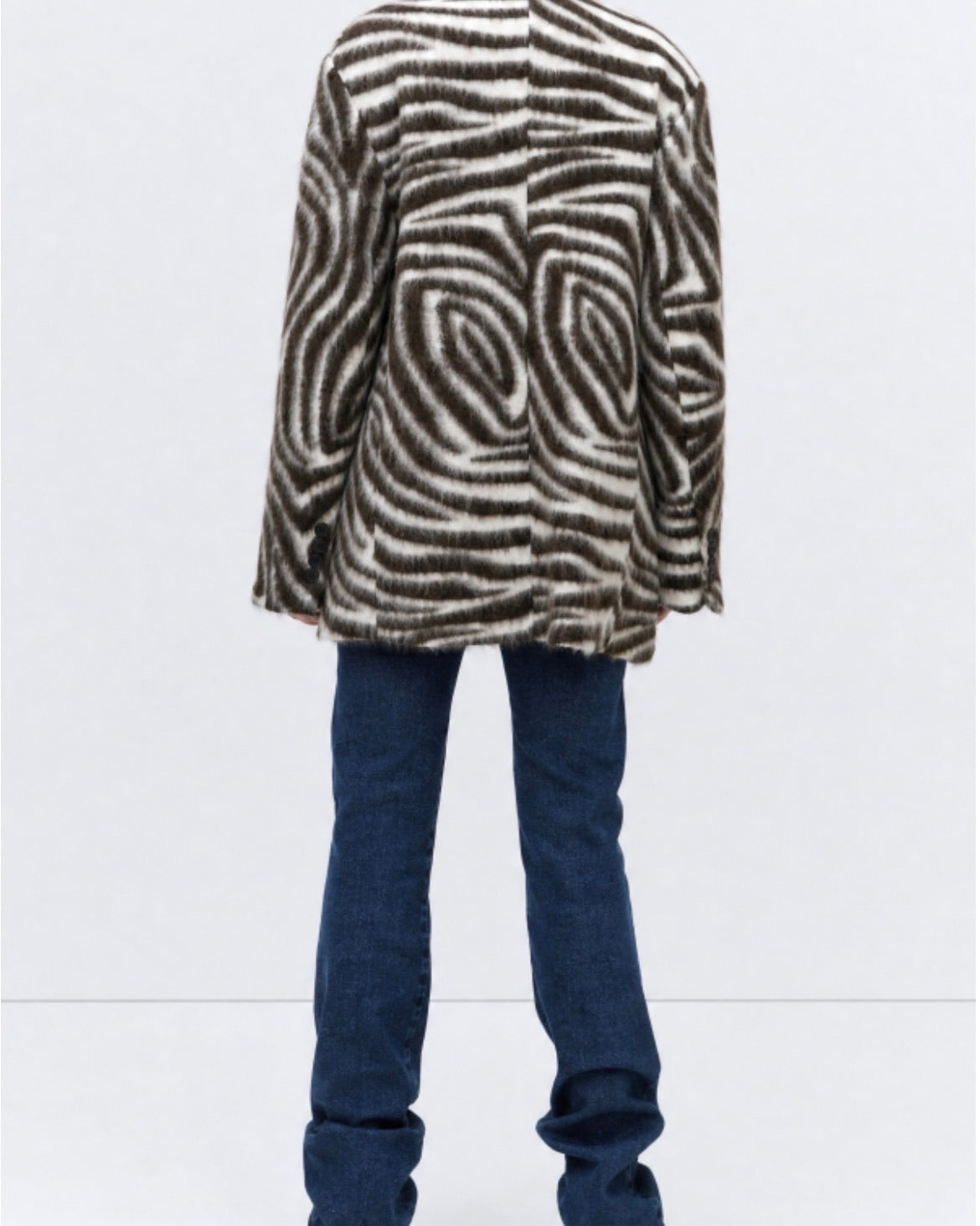 Swirl blazer back
