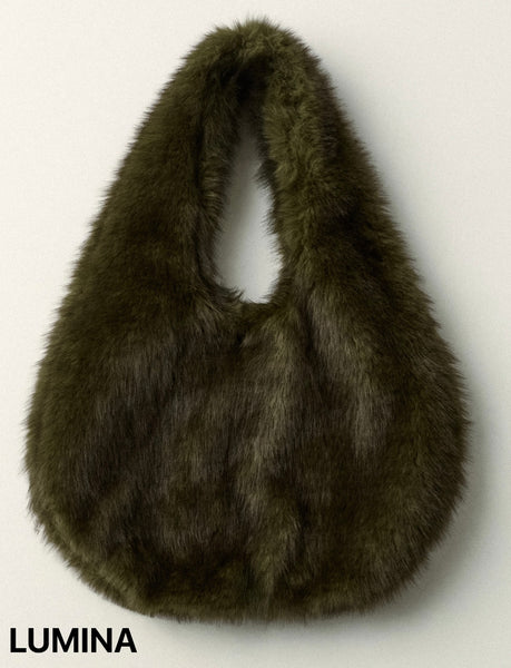 FAUX FUR BAG