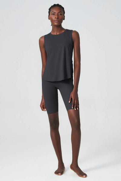 High Waist Yoga Sport Clothing Two Piece Set: Light Brown / L