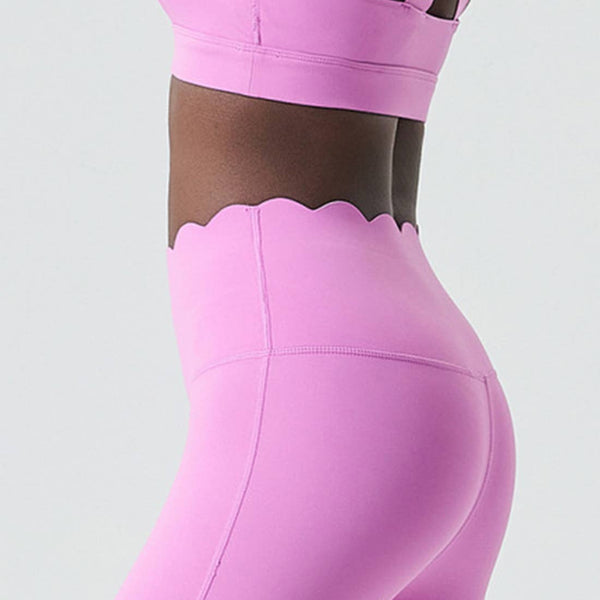 Women Seamless Yoga Set - Removable Cup Bra&Contoured Tights: Dark Green / S