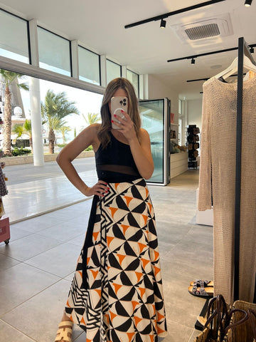 June wrap skirt