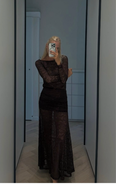 Lace Dreams – Bodysuit with Matching Skirt