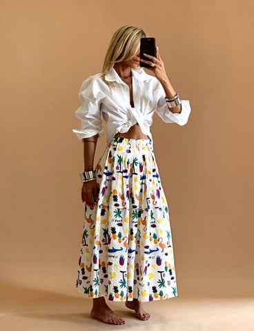 Havana wrap skirt