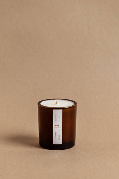 Amber 5oz Candle - Bamboo & Bergamot Oil
