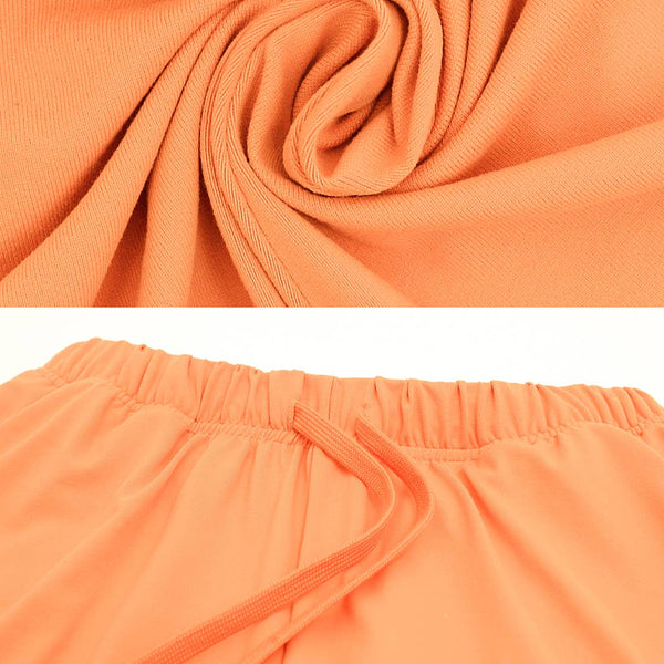 Women Fitness Drawstring With Side Pockets Sport Shorts: Purple / L