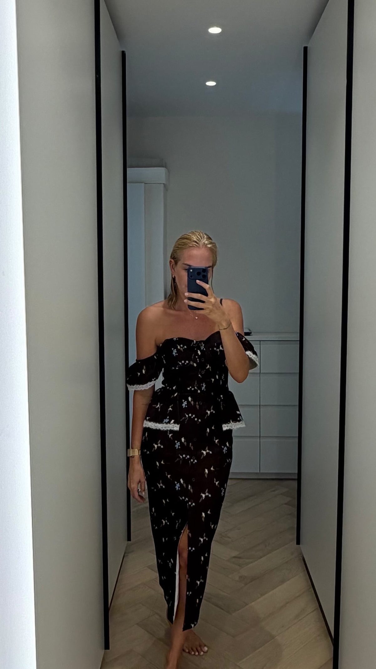 Flora Floral Midi Dress