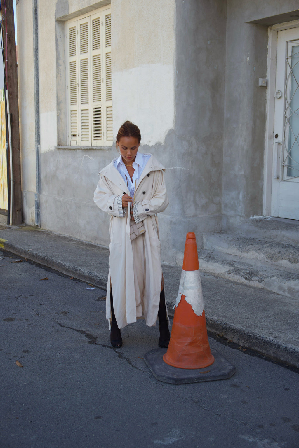 Ivory Street Trench Coat view 1