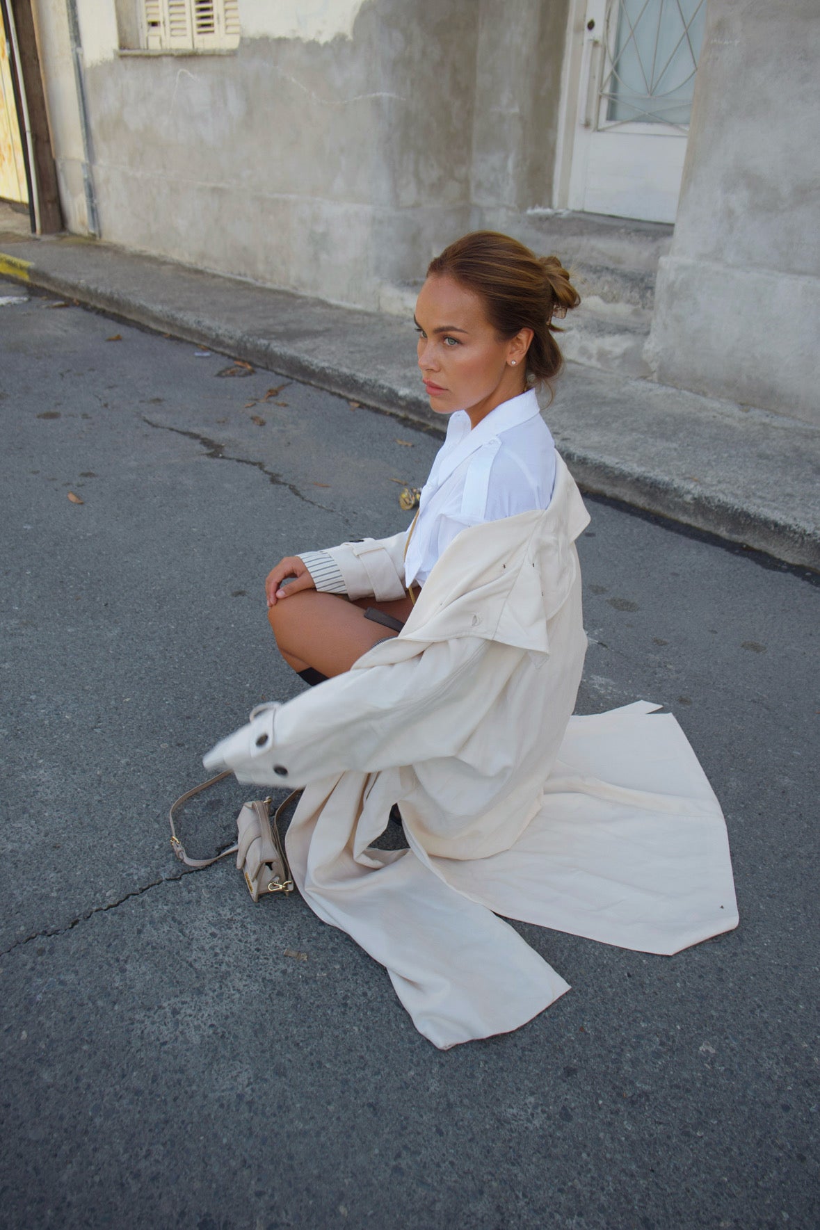 Ivory Street Trench Coat view 2