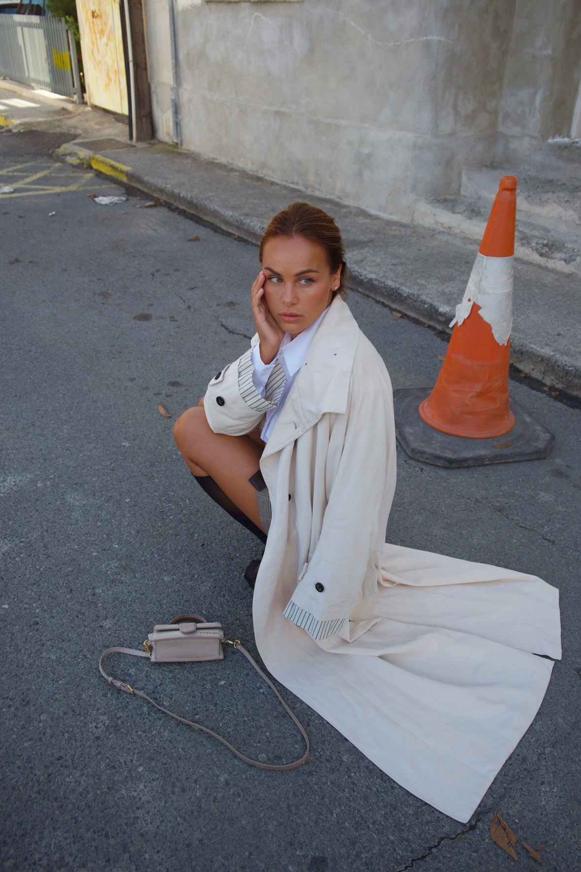 Ivory Street Trench Coat view 3