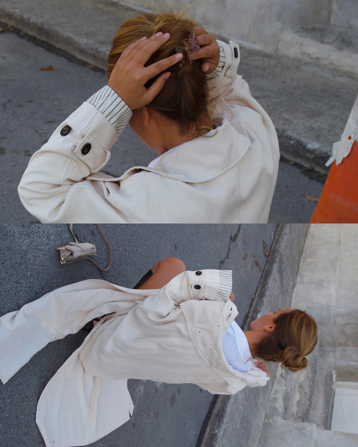 Ivory Street Trench Coat view 4