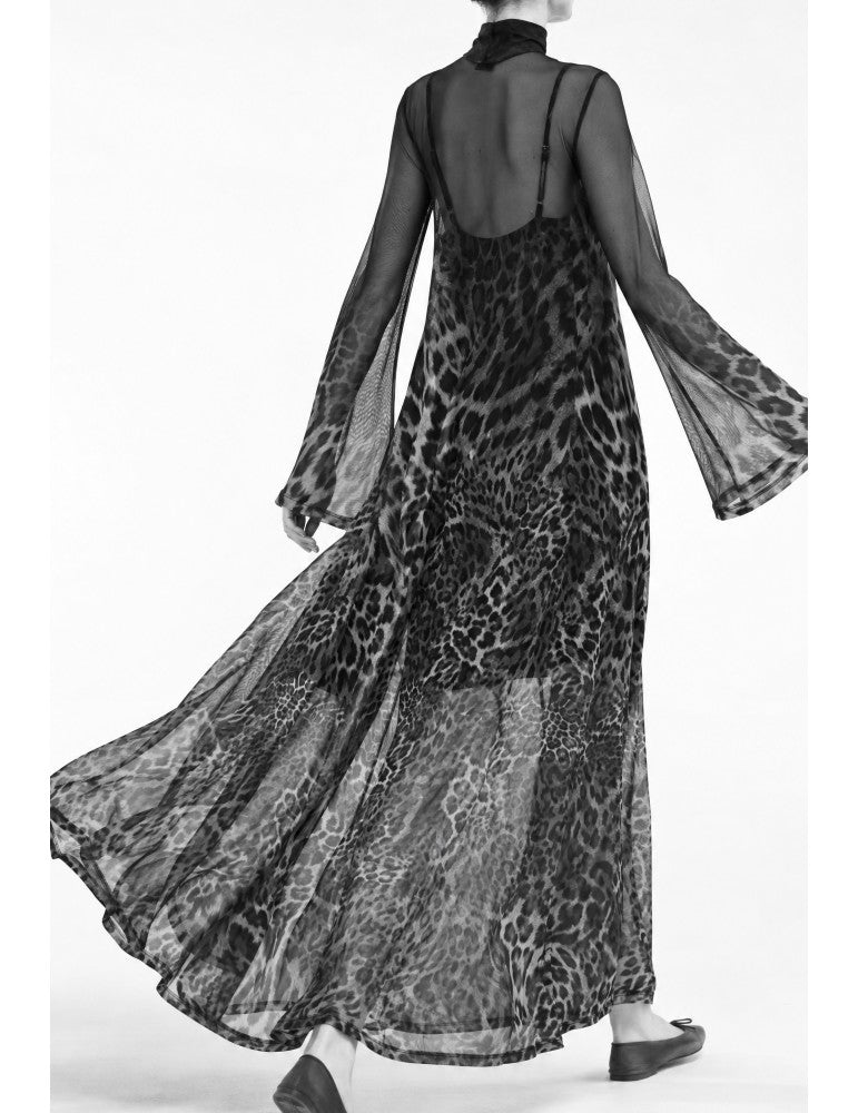 Lumina LD6355 military green maxi dress