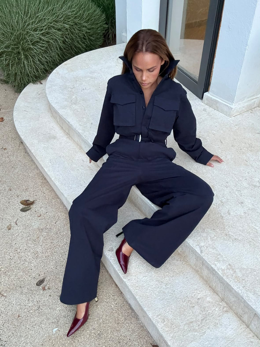 Midnight Utility Jumpsuit view 4