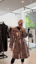 Sienna Printed Trench Coat