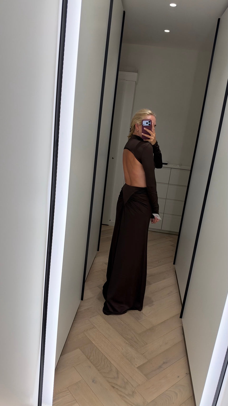 Seren Cut-Out Maxi Dress back view