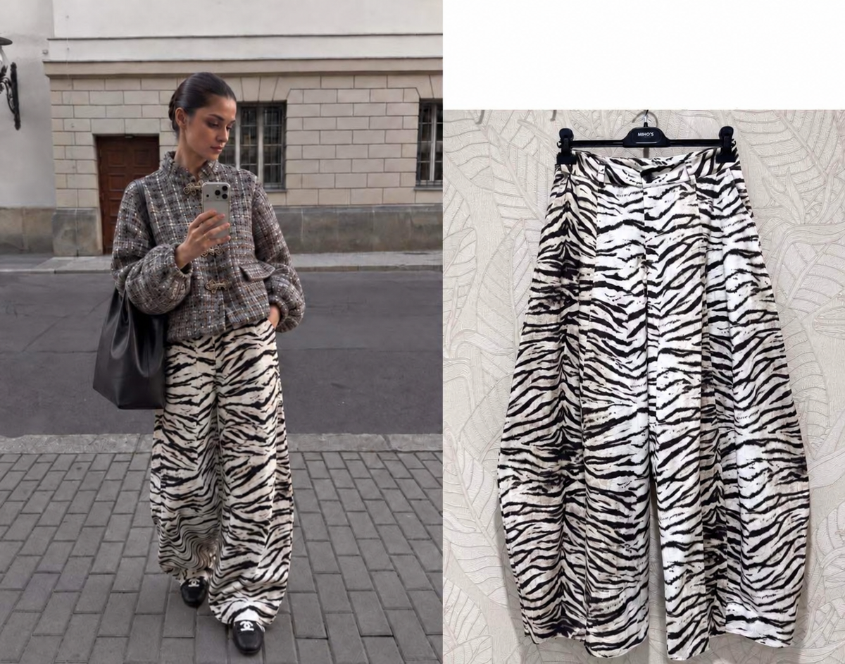 Zadie Zebra Trousers
